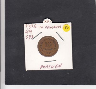 Beschrijving: 10 Centavos LIBERTY